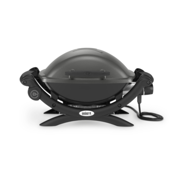 Weber Q 1400 elektrische bbq metaal grijs 43 x 32 cm