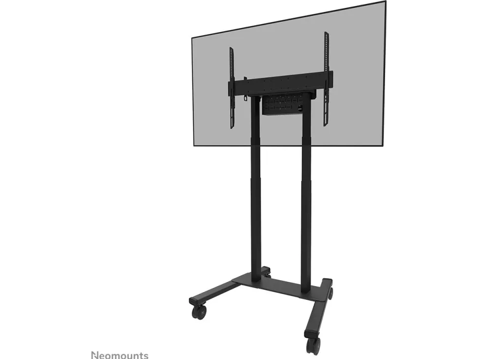 Neomounts FL55-875BL1 - Vogn med hjul - motoriseret - for LCD display - låsbar - stål - sort - skærmstørrelse: 55