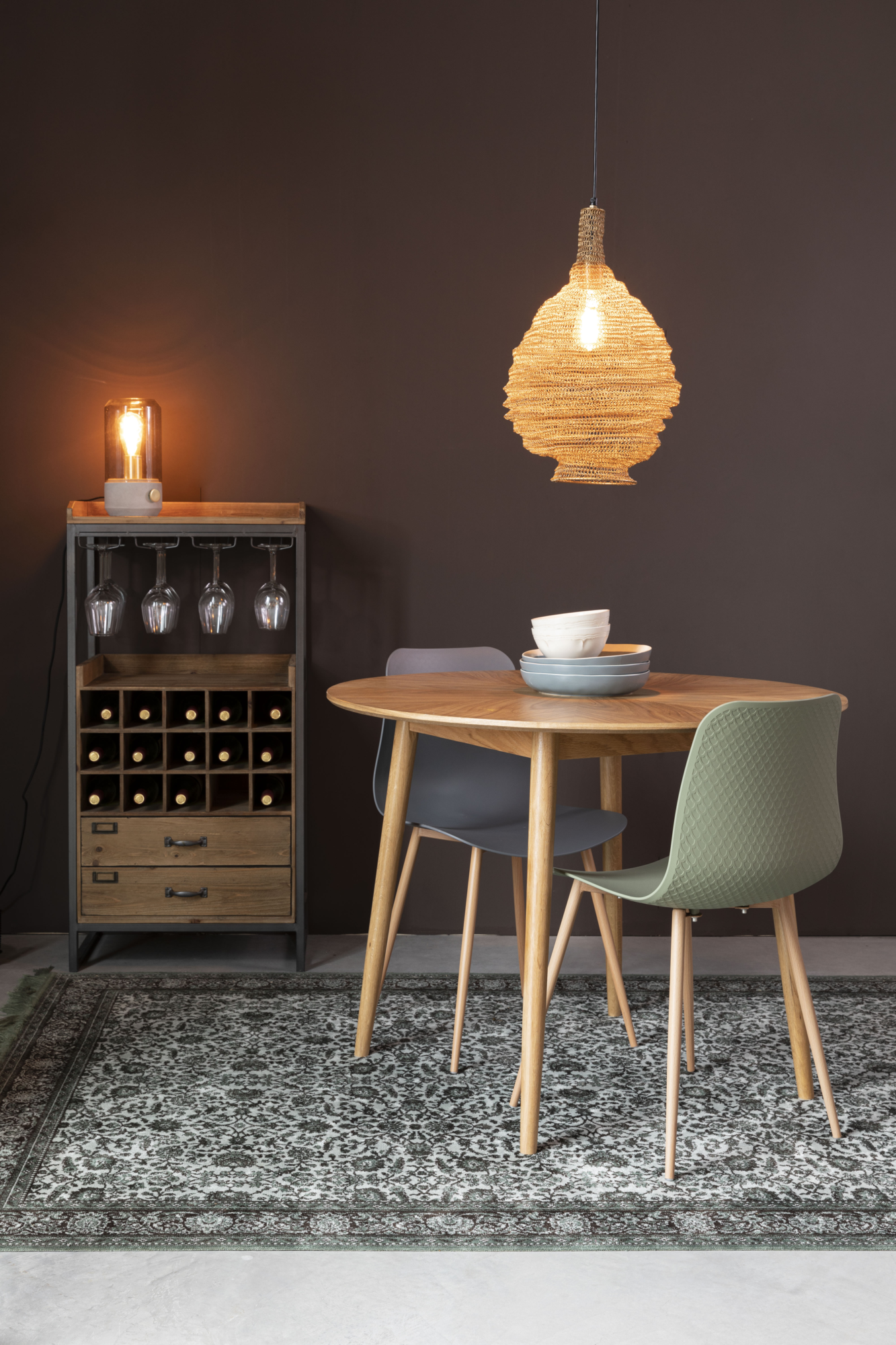 Hanglamp Lena goud M
