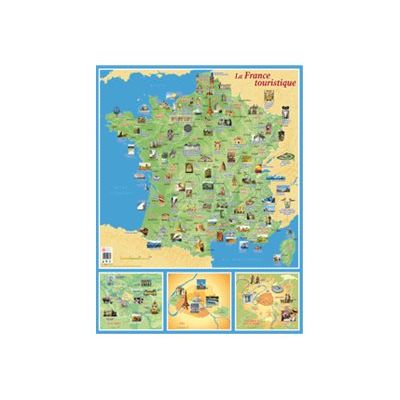 CBG - Carte souple France tourisme - 660 x 845 mm