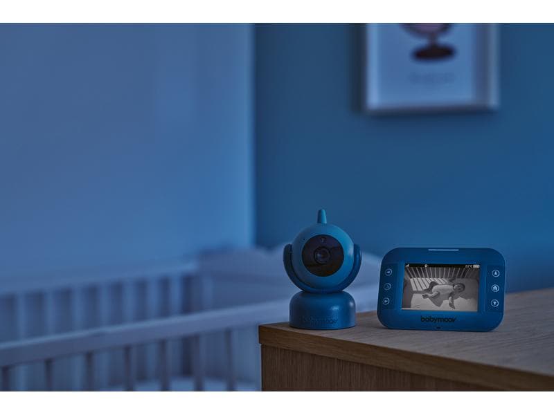Babymoov Babyphone YOO TWIST mit Kamera Babyphone mit 360° drehbarer und neigbarer Kamera