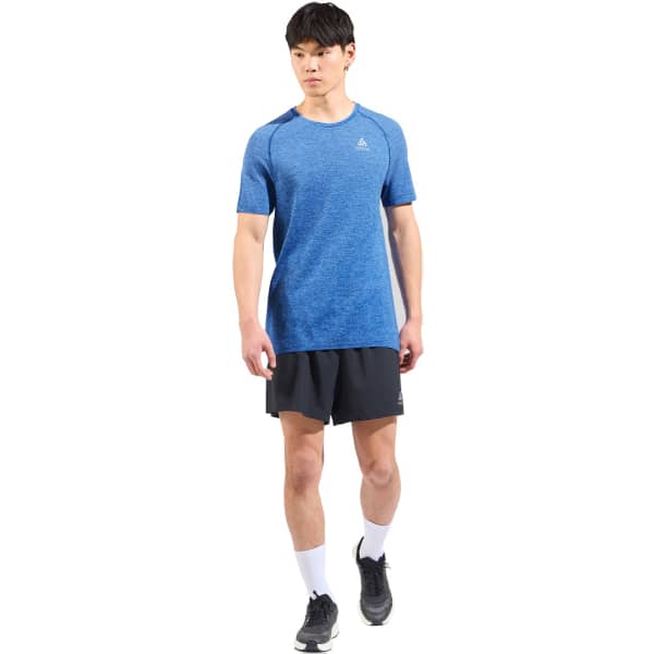 T-shirt running ODLO TS CREW NECK S/S ESSENTIAL SEAMLESS LIMOGES MELANGE