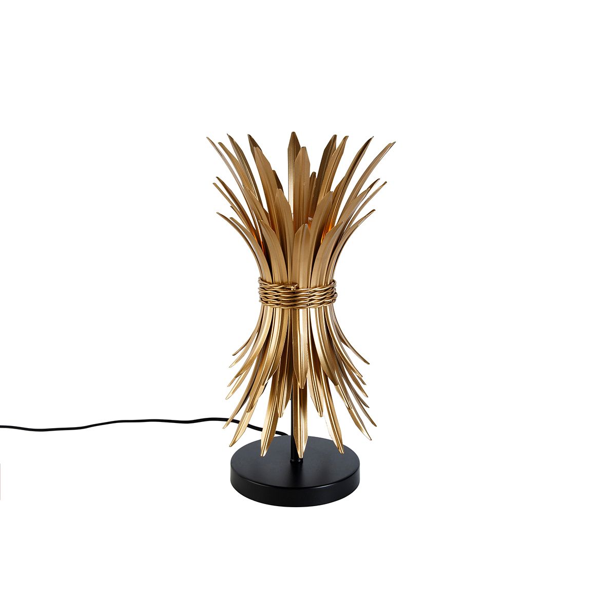 Art Deco tafellamp goud - Wesley