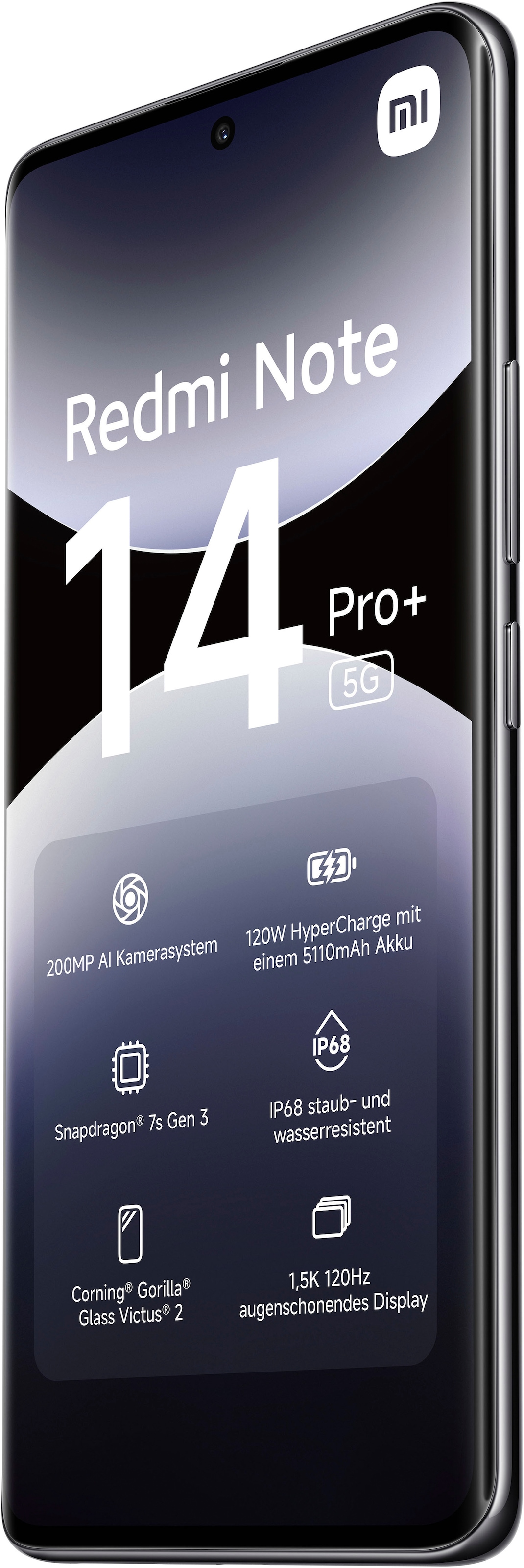 Xiaomi Smartphone »Redmi Note 14 Pro+ 5G« schwarz