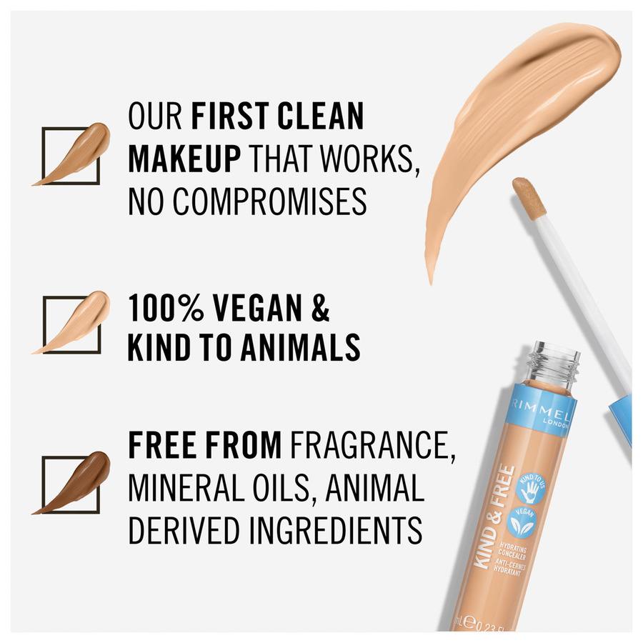 Rimmel London Kind & Free All Day Hydrating Liquid Concealer 10 Fair 7ml