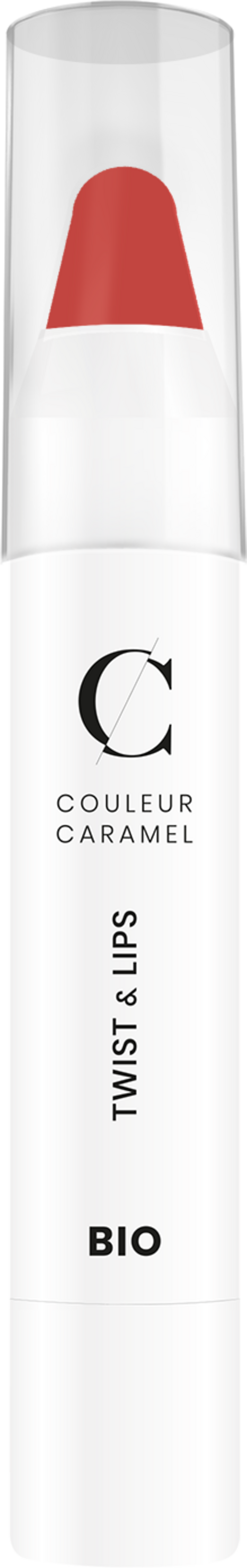 Couleur Caramel  Twist & Lips, 410 Coral (3 g)