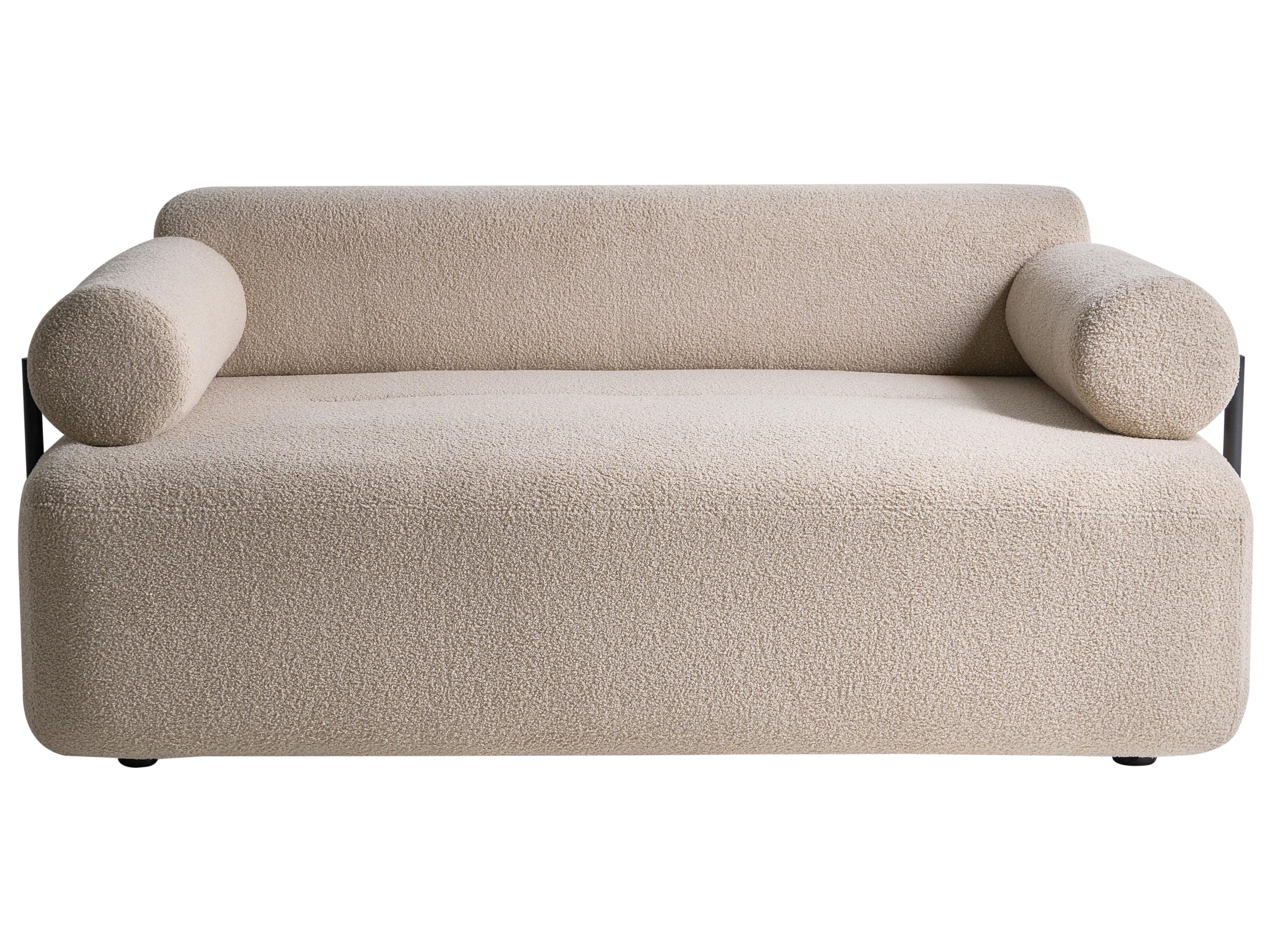 Bank 2-zits ELVA Bouclé Beige