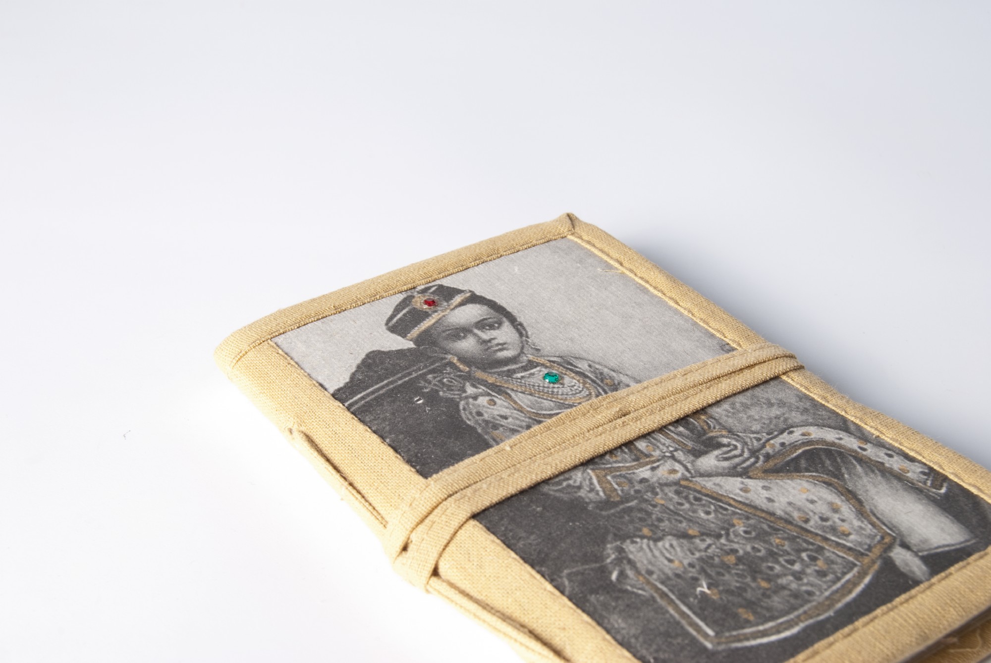 Notizbuch 'Naukarani', beige, B 10 cm, H 15 cm günstig bestellen