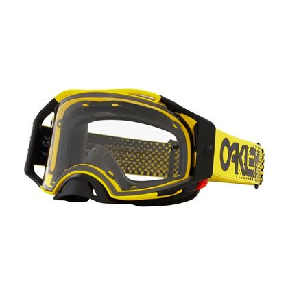Masque cross Oakley AIRBRAKE MX MOTO YELLOW ECRAN CLAIR 2024 - Jaune