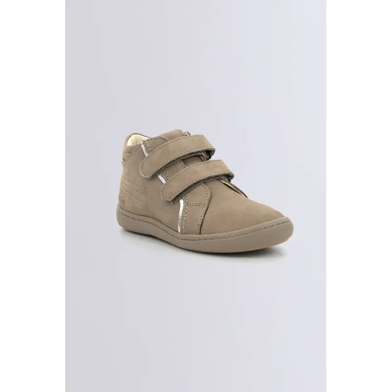 KICKMARY TAUPE BOTTINES Cuir Fille