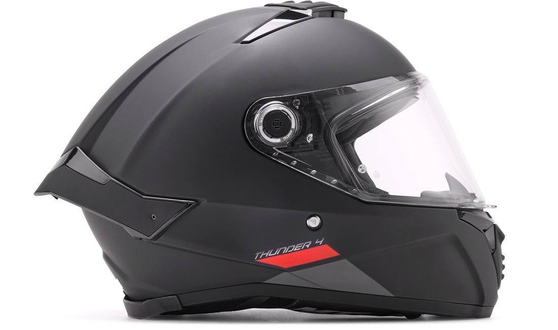 Styrthjelm fullface MT Thunder 4 SV matsort str. L