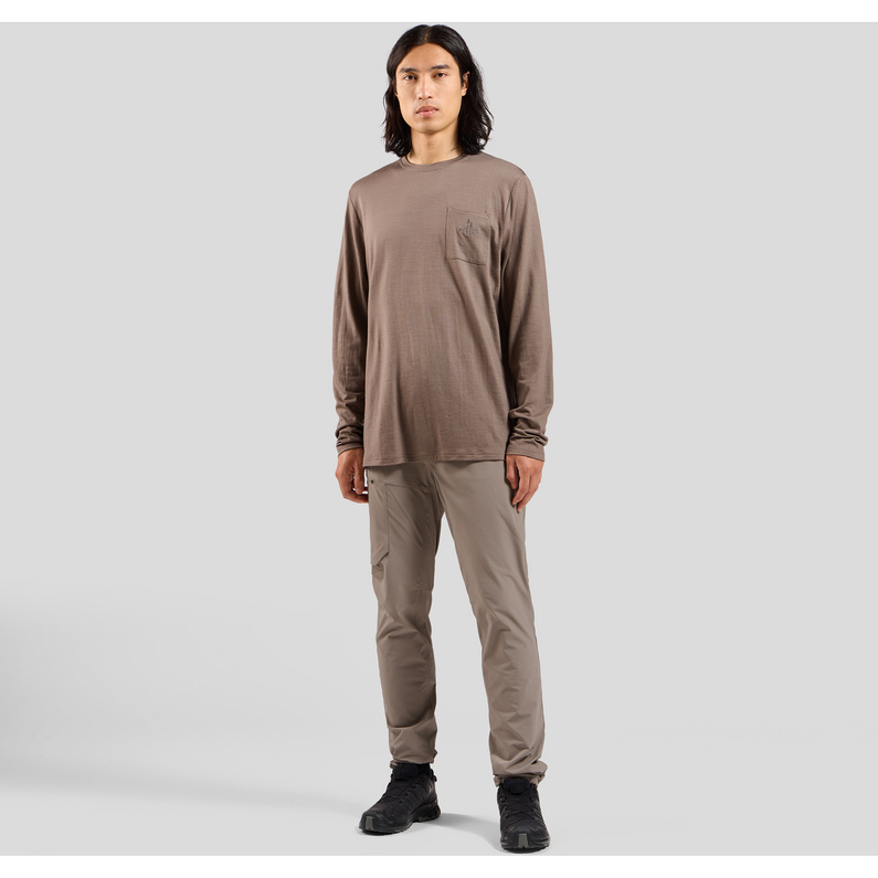 Odlo Herren Merino 200 Pocket Longsleeve
