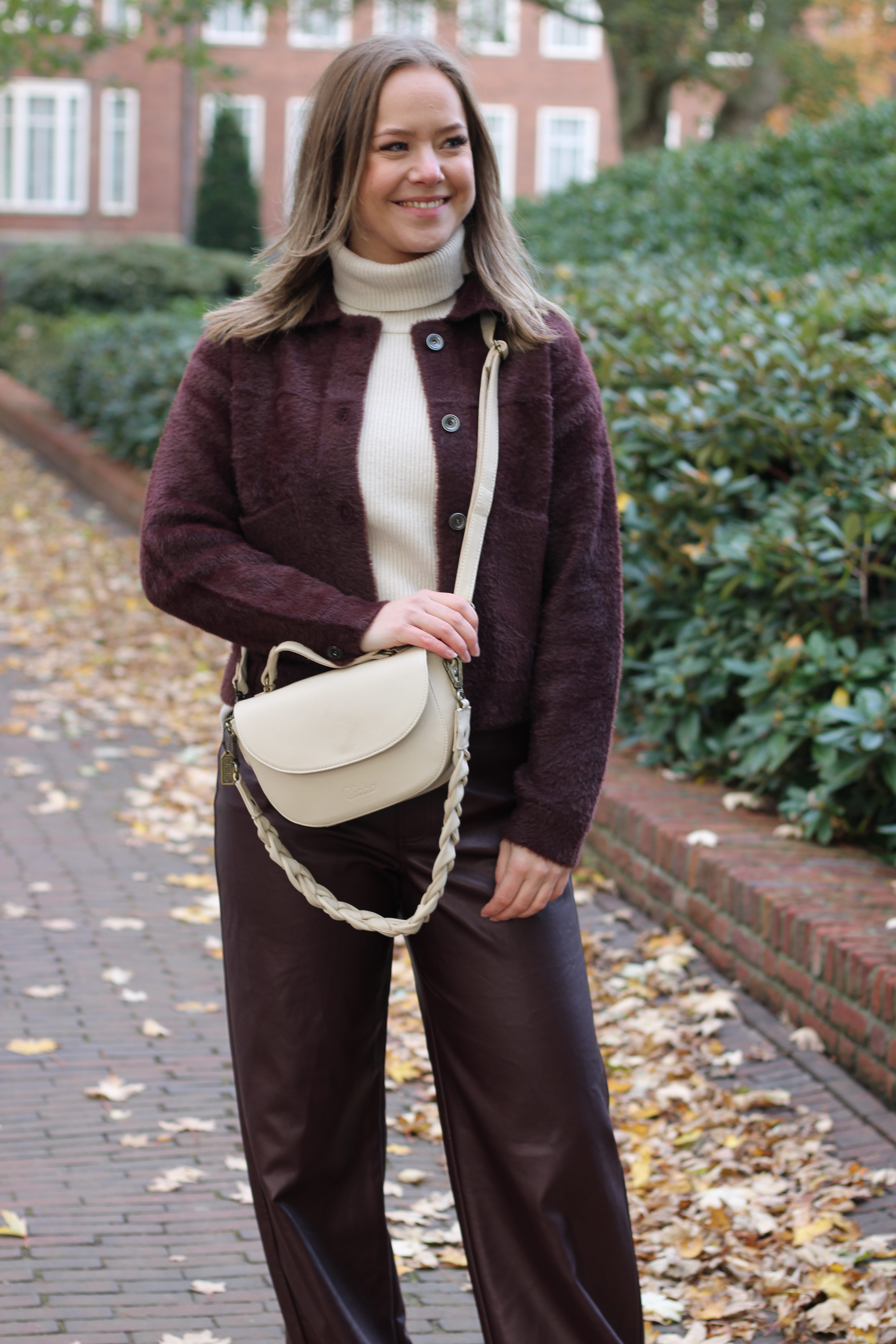 Rino & Pelle - Bubbly Boxy Jacket - Chocolate Bean