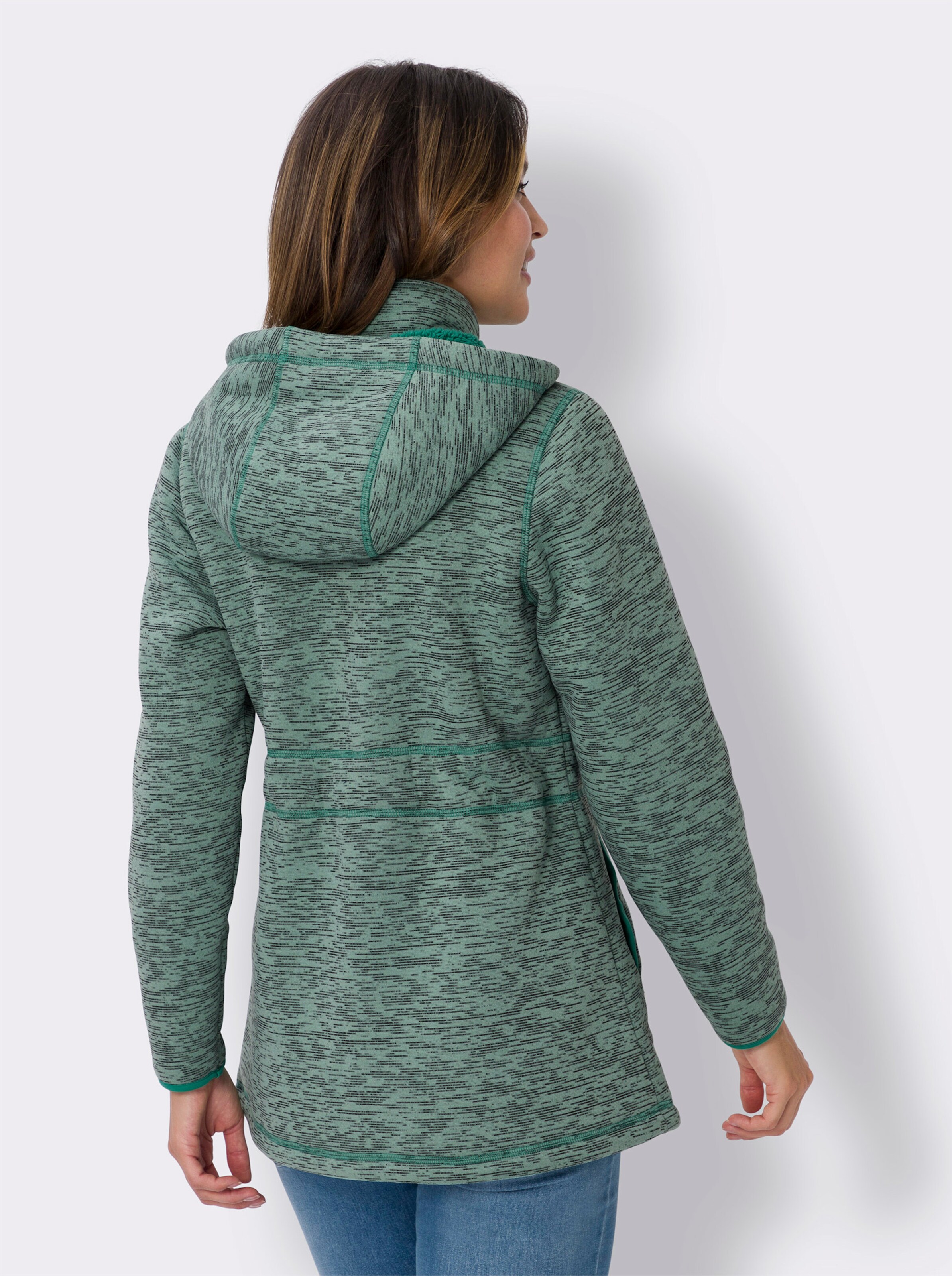 Strickfleecejacke