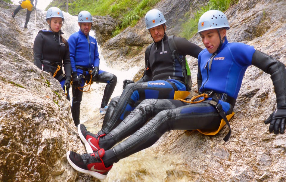 Canyoning für Kinder in Weißenbach