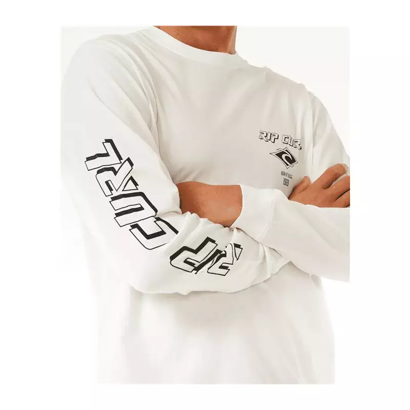 Teeshirt RIPCURL Fade Out Icon L/S Tee Bone