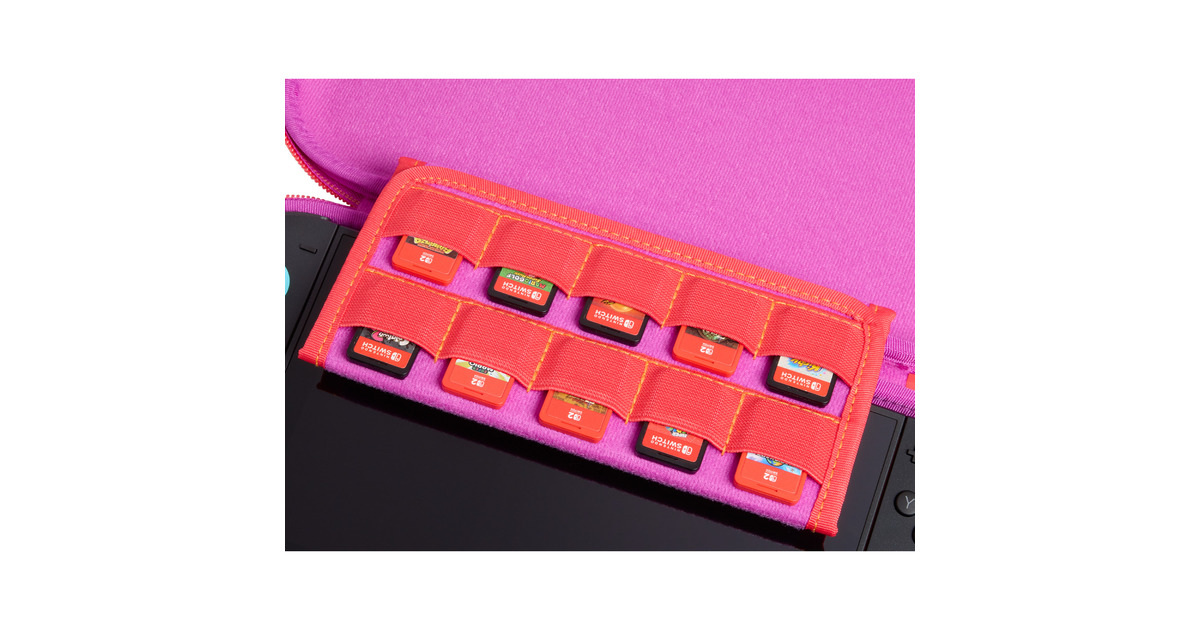 PowerADunne beschermhoes voor Nintendo Switch 2 - Mario en vrienden tas  (Zwart/geel)