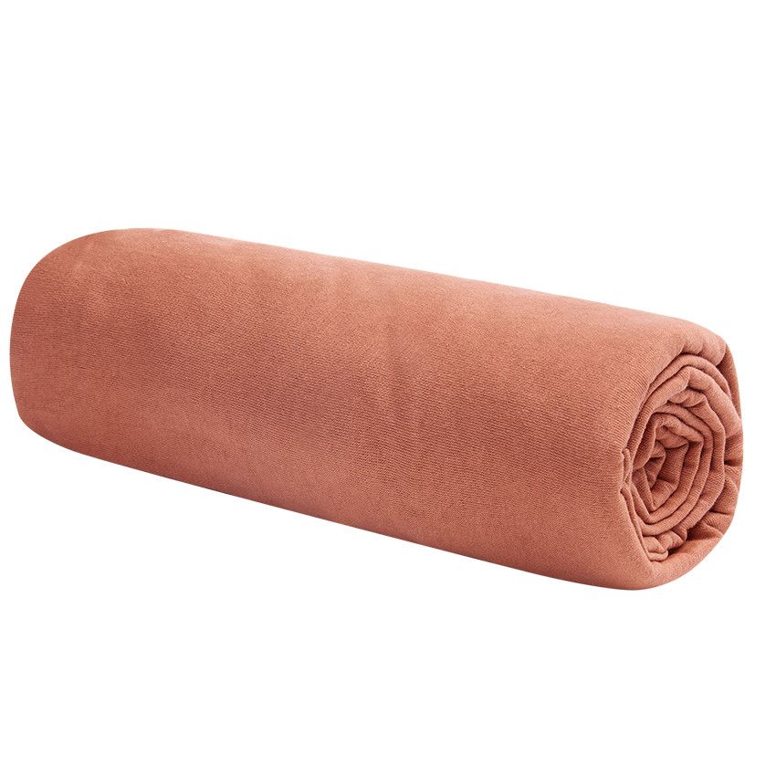Drap housse en jersey 60 x 120 cm - Corail