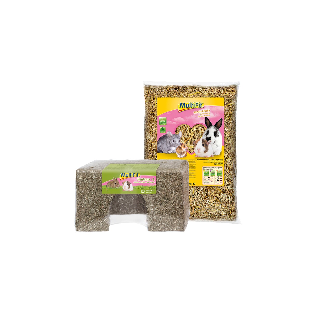 MultiFit Heuhaus L und Stroh 3 kg