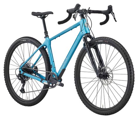 Vélo de Gravel Kona Ouroboros Sram Apex 12V 700mm Bleu 2024