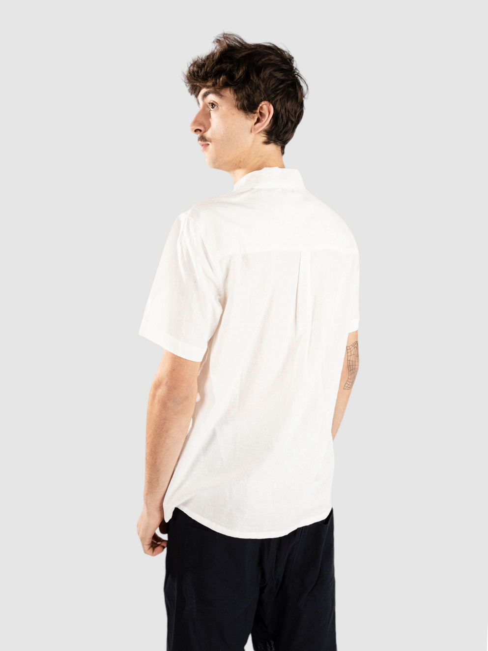 Anerkjendt Akleo Cot/Linen Shirt tofu