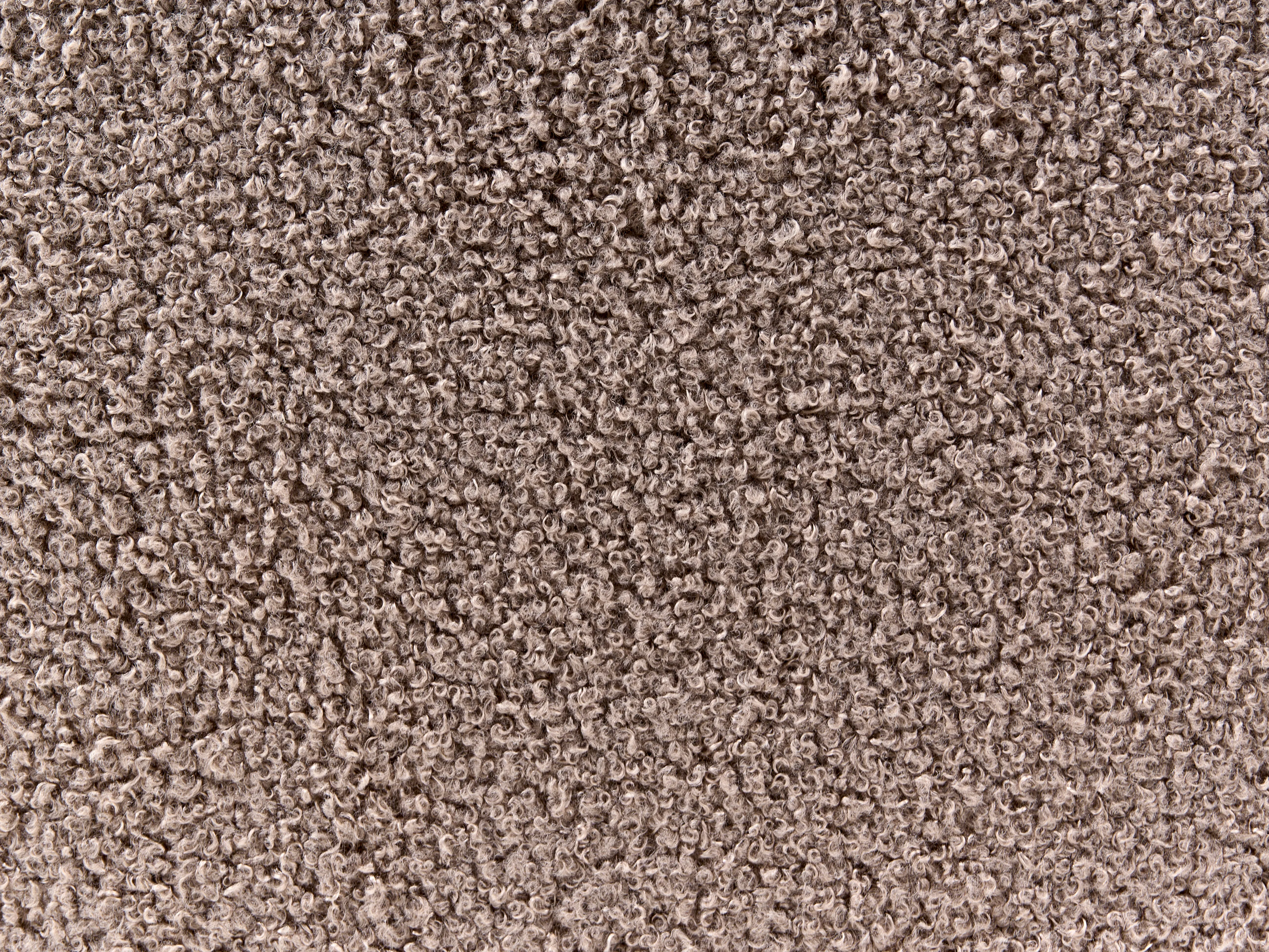 Bed Bouclé VAUCLUSE 140 x 200 cm Taupe