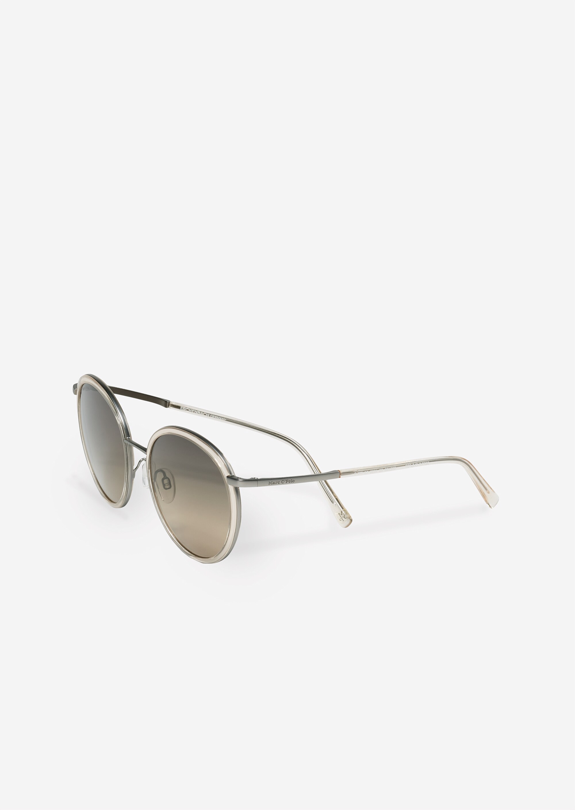 Damen-Sonnenbrille mit extravagantem Edelstahl-Acetat-Rahmen