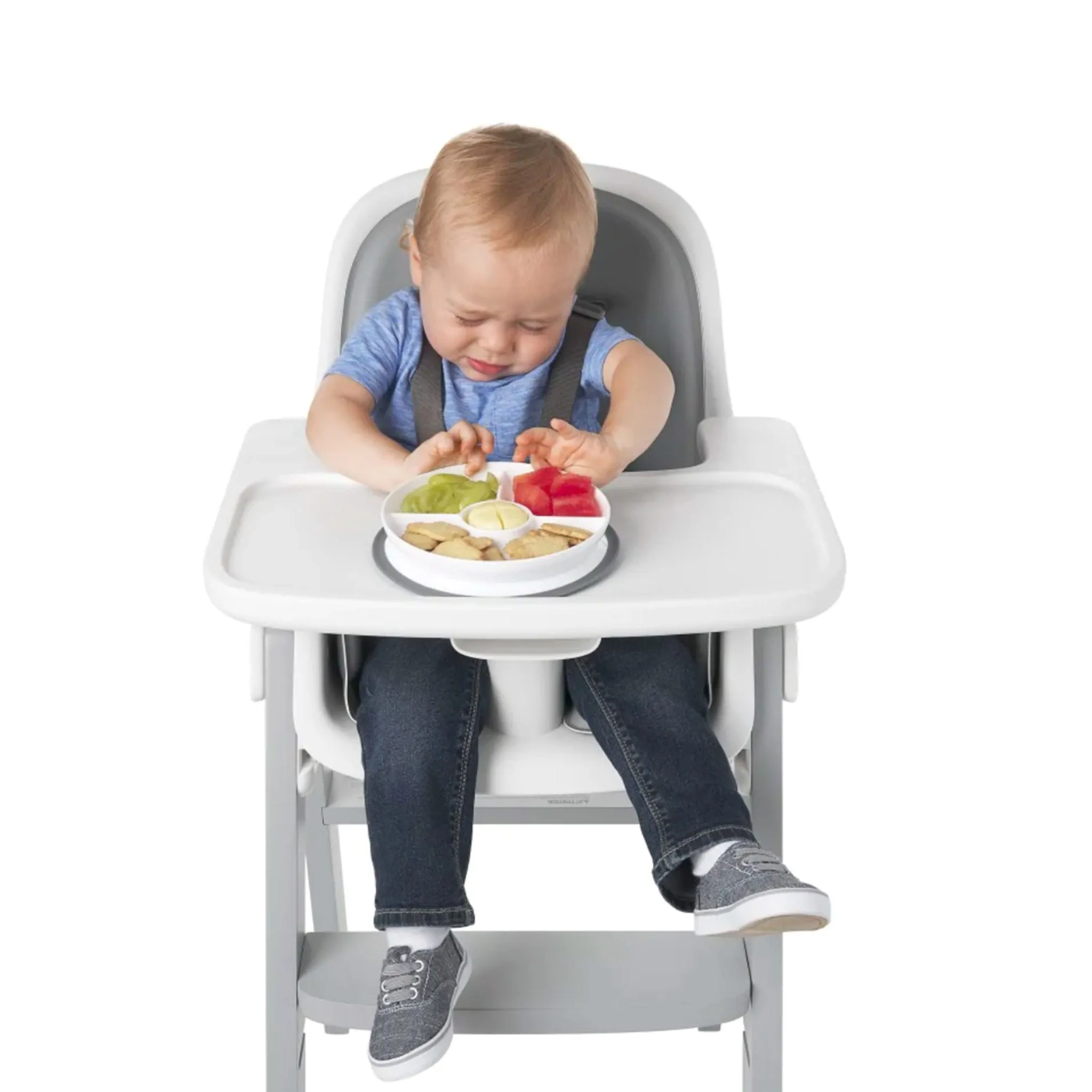 Oxo Tot Assiette à Compartiments - Gris