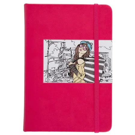 Idena Notizbuch Girl A6, pink