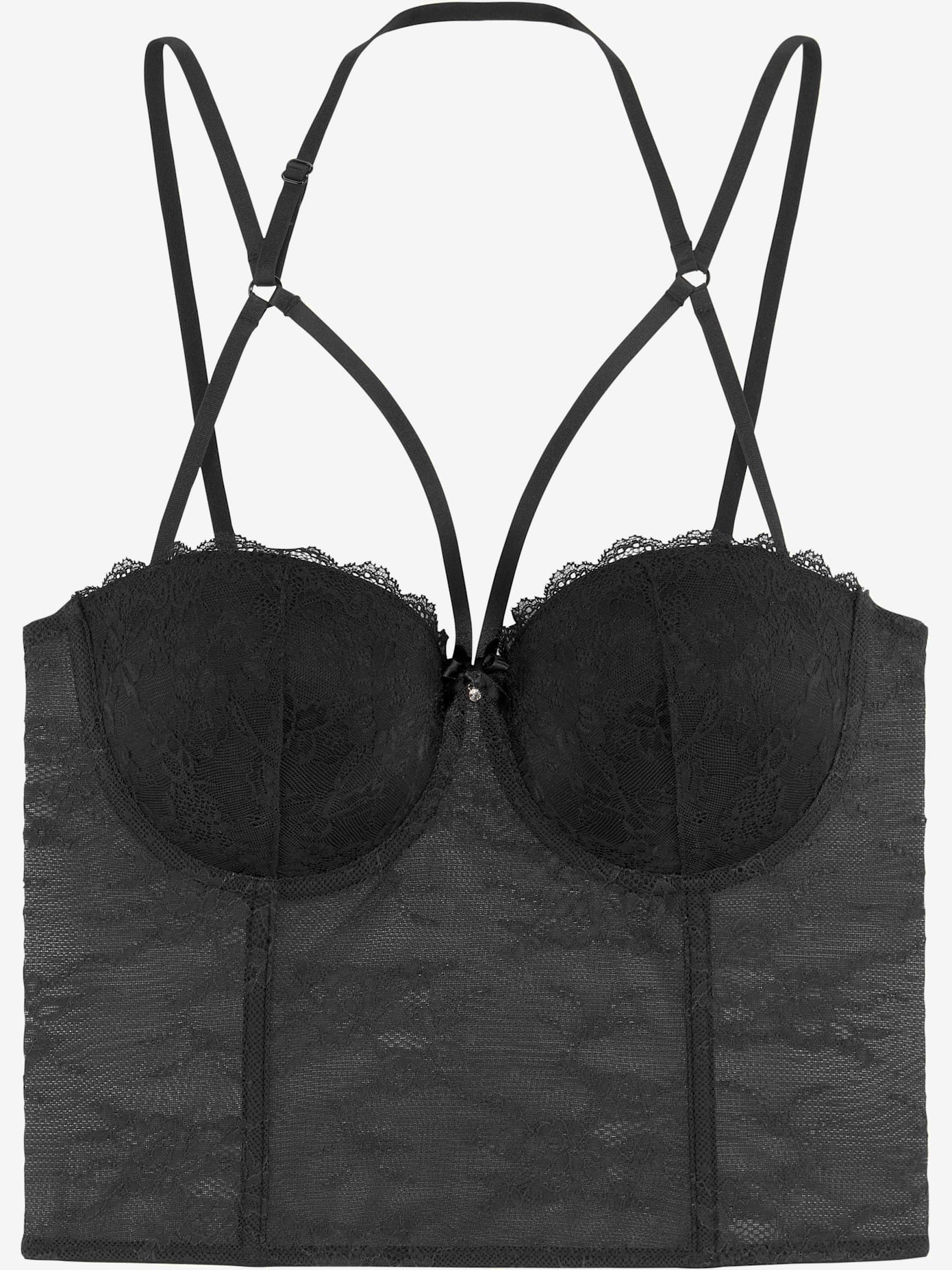 Corsage érotique avec effet rubans sexy