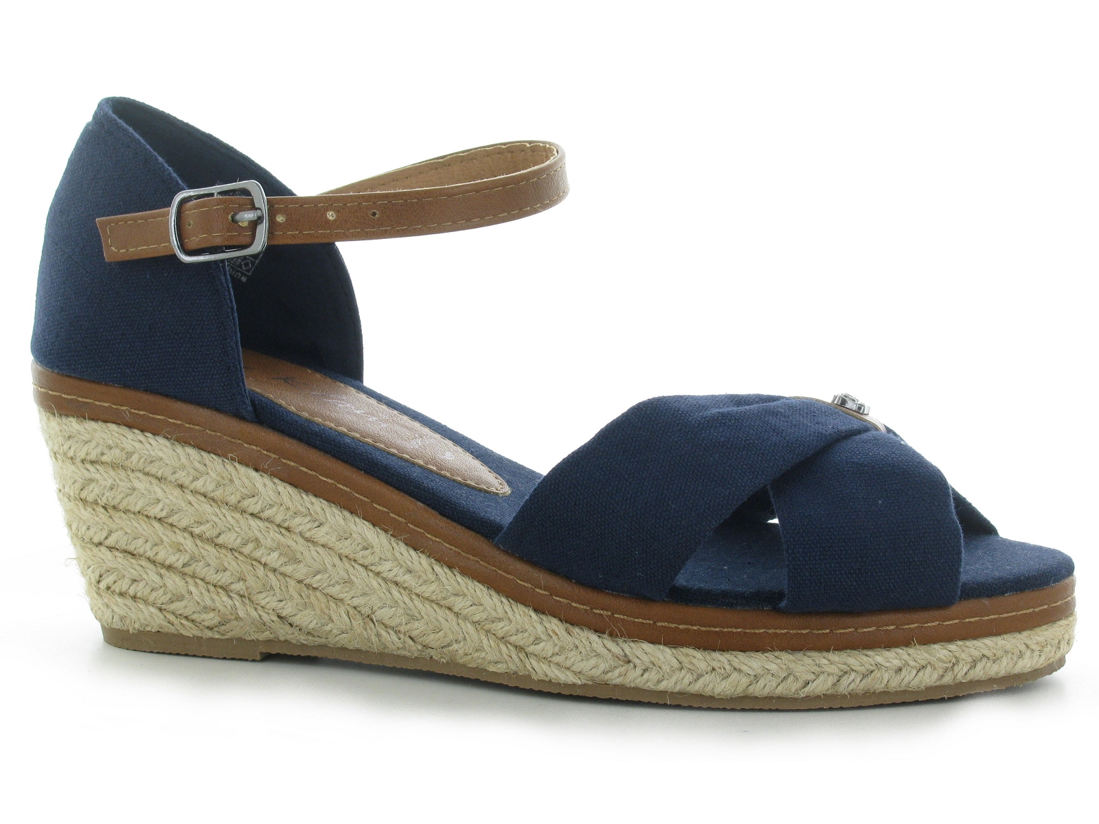 I brand-283 858 Textile Bleu Marron