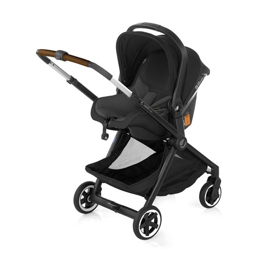 Poussette 3 en 1 Newel cold black - Ecru