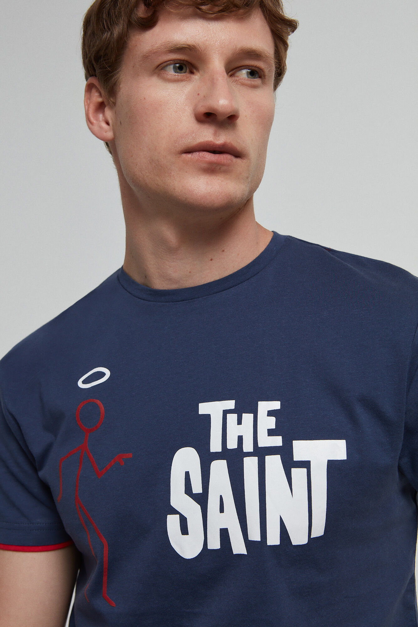Camiseta alg mc saintg privata - Azul