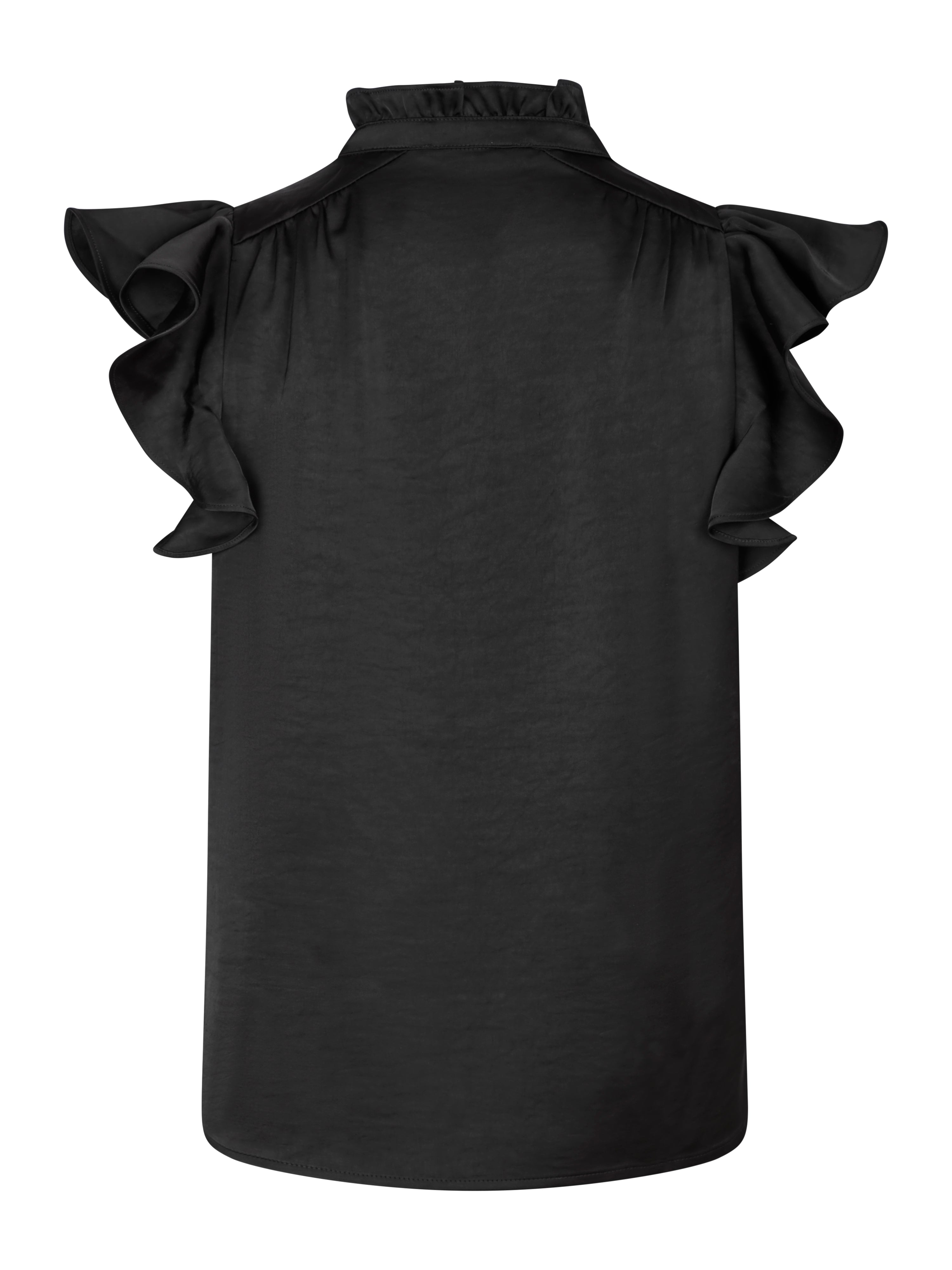 Bahne Studio  Ava Satin top - sort