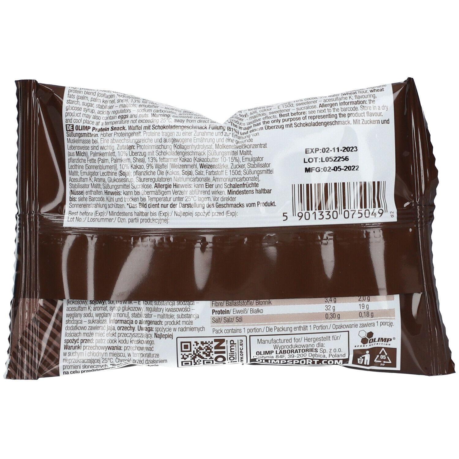 OLIMP® PROTEIN SNACK double chocolate