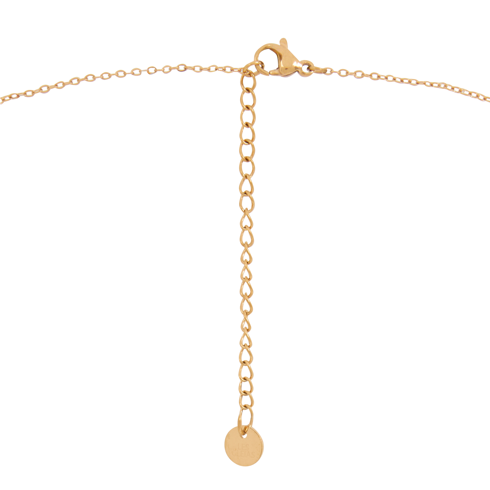 Collier long avec perle | Jaune