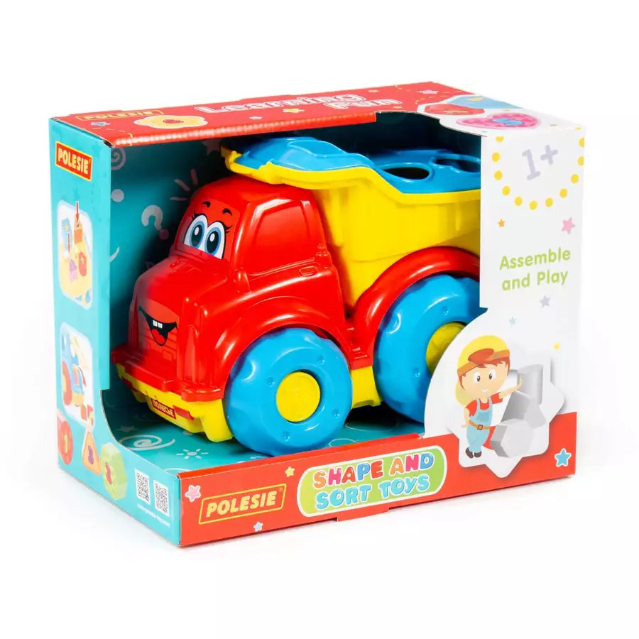 POLESIE® LKW-Kipper mit Steckbausteine (Schaukarton)