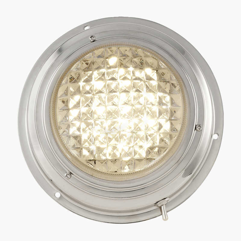 Båtlampe LED 12 V, rustfri