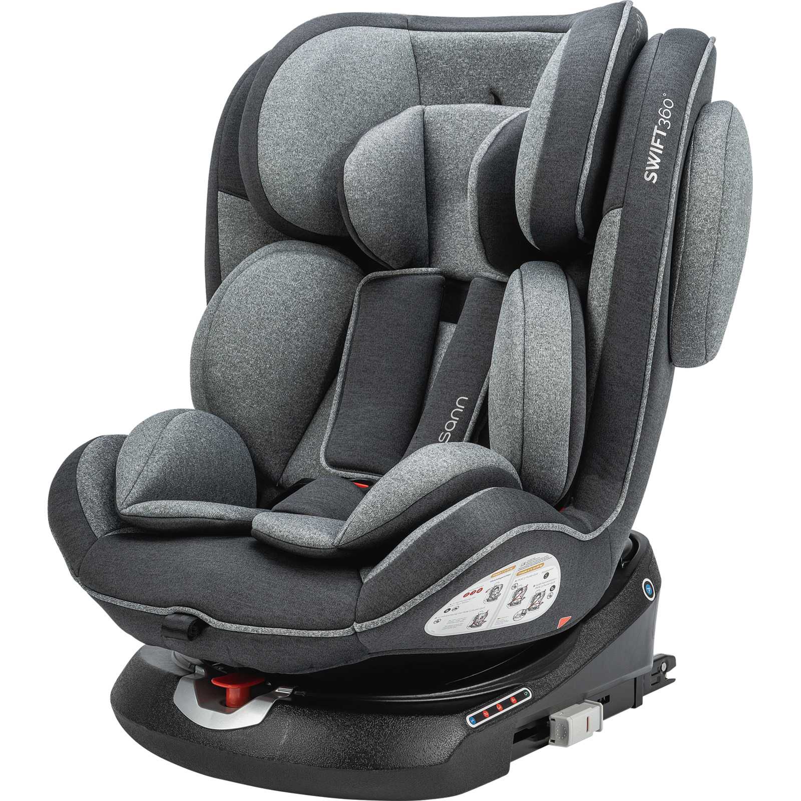 Osann Kindersitz SWIFT 360° grau