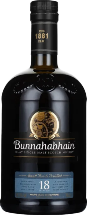BUNNAHABHAIN 18 YEARS SINGLE MALT 70CL