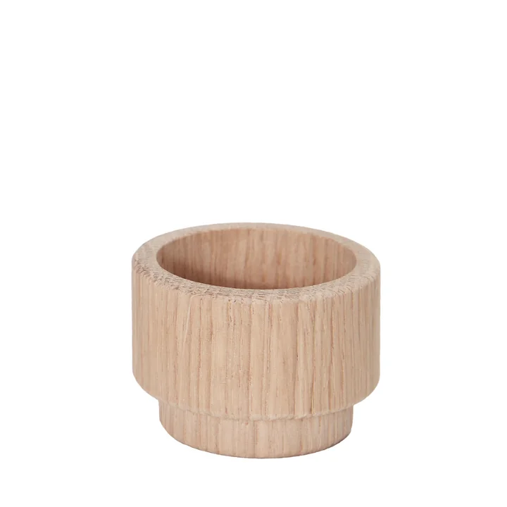 Andersen Furniture - Create Me Teelichthalter, H 3,5 cm, diamond black