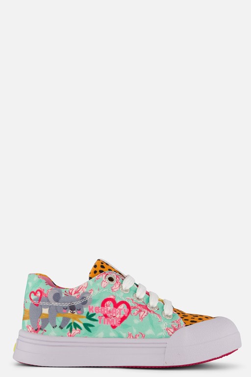 Go Bananas Koala Sneakers groen Canvas