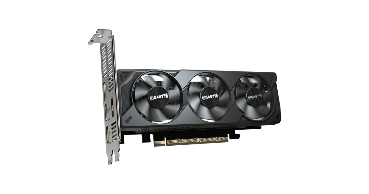 GIGABYTEGeForce RTX 5050 OC Low Profile 8G grafische kaart  (2x DisplayPort, 2x HDMI 2.1, DLSS 4)