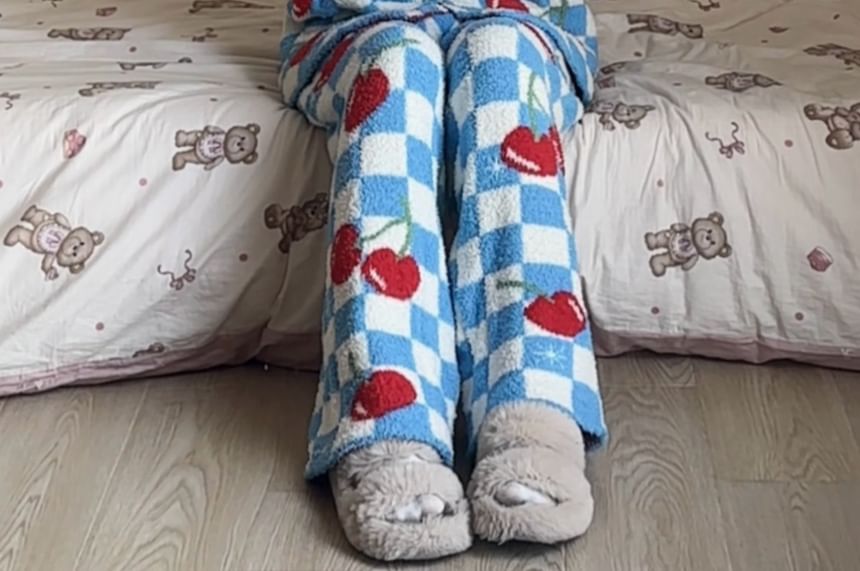 GOUB - Cherry Fleece Pyjamaset