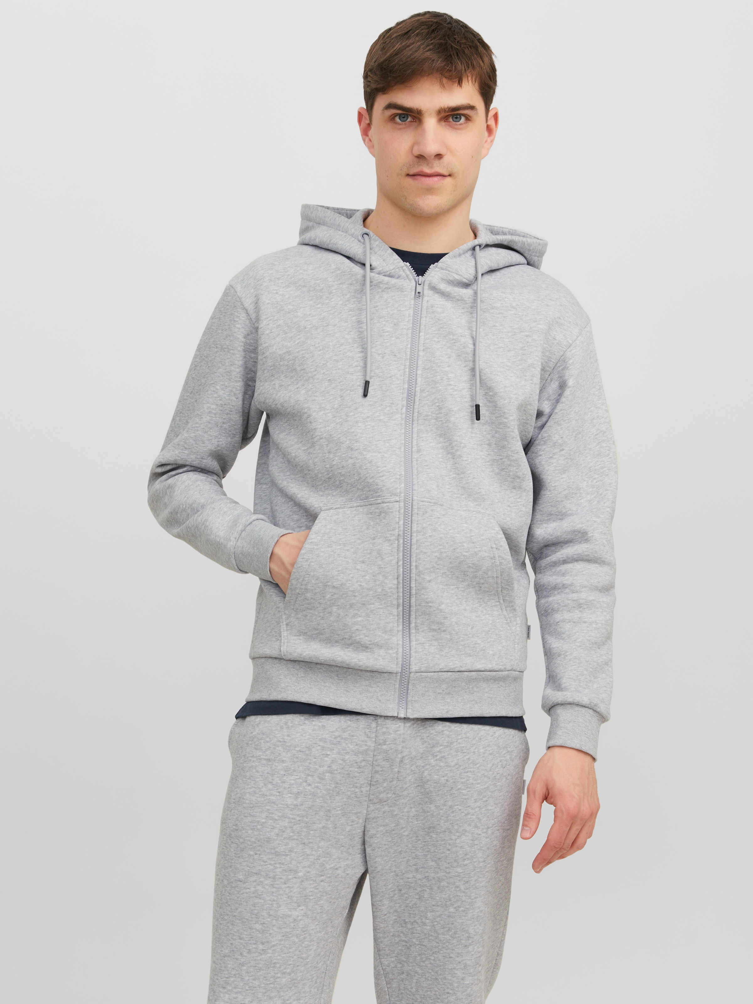 Jack & Jones Kapuzensweatjacke »JJEBRADLEY mit Kapuze, ideal für kalte Jahreszeit«, mit Kapuze