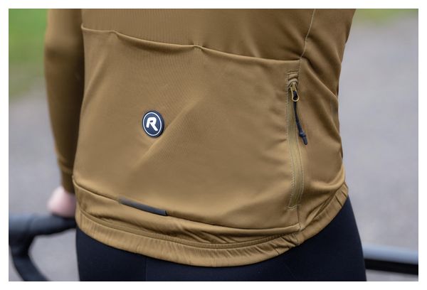 Maillot cycliste manches longues - Homme - Brun - Rogelli Mono