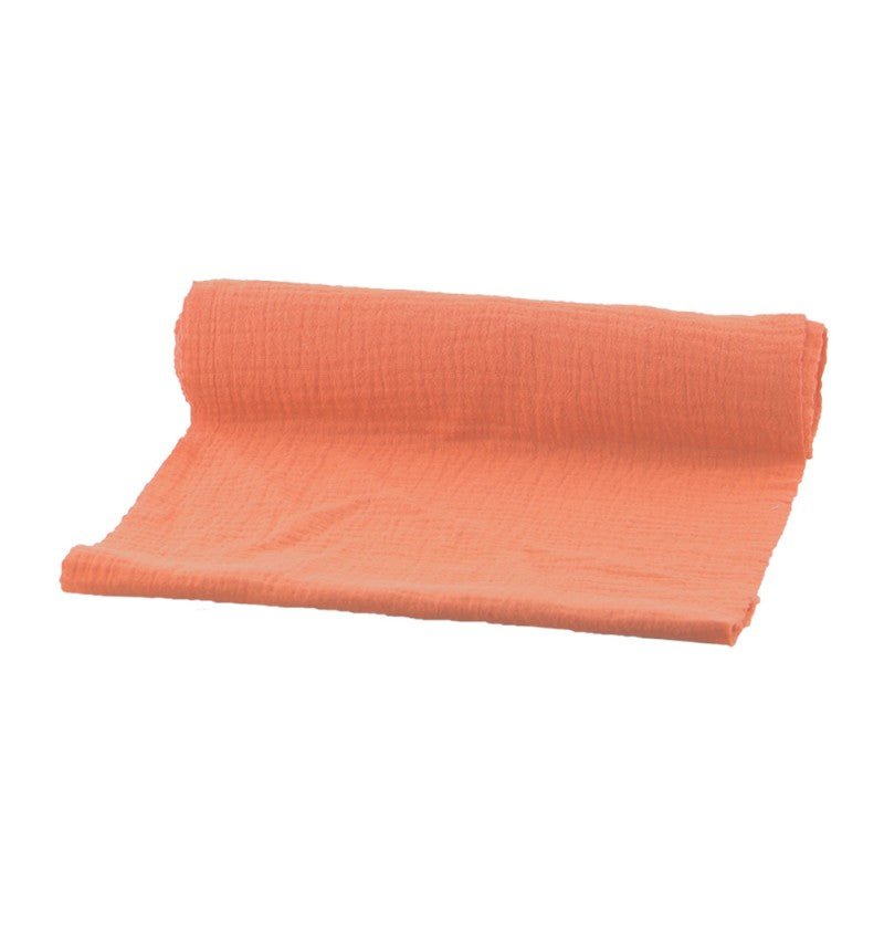 Oranje Tafelloper Katoen 3m