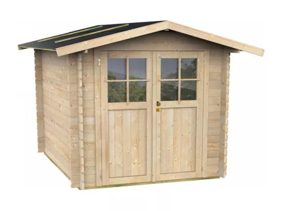 Abri de jardin en bois pour outils avec double porte DuoCabin