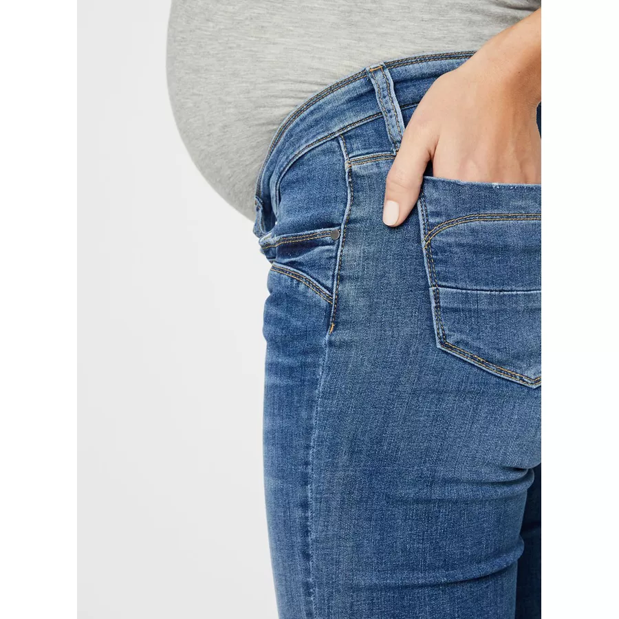 mama;licious Umstandsjeans MLVILNIUS Medium Blue