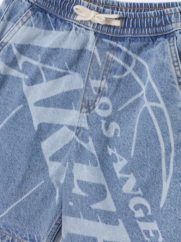 Shorts jeans da NBA - Índigo